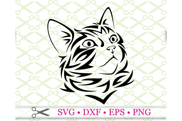 STYLIZED KITTEN SVG #2