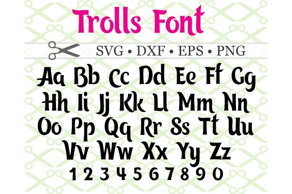 TROLLS SVG FONT