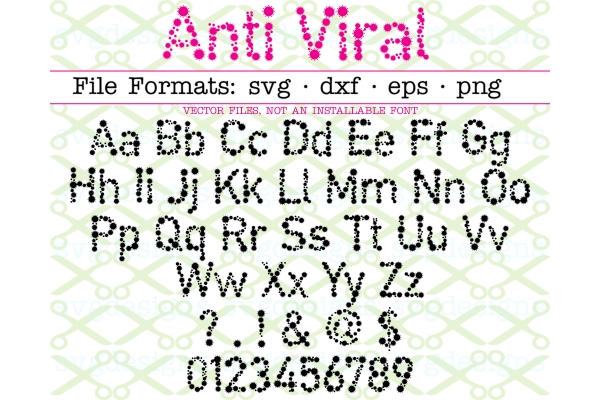 ANTI VIRAL SVG FONT