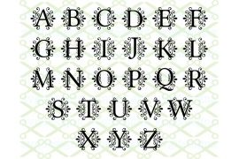 APEX FONT - APEX MONOGRAM - Letters A-Z