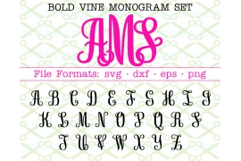 BOLD VINES SVG FONT