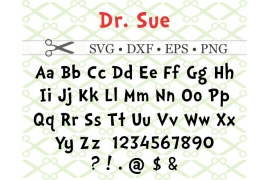 DR SUE SVG FONT