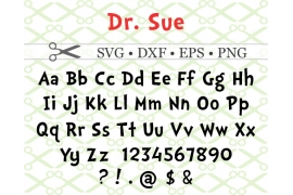 DR SUE SVG FONT