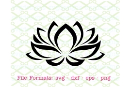 LOTUS FLOWER SVG FILE