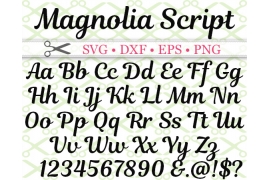 MAGNOLIA SCRIPT SVG FONT