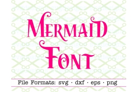 MERMAID FONT SVG FILES