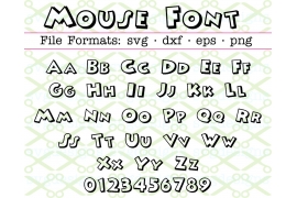 MOUSE OUTLINE SVG FONT