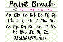 PAINT BRUSH SCRIPT SVG FONT