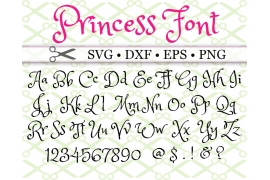 PRINCESS SVG FONT