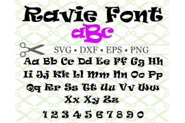 RAVIE SVG FONT