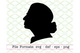 RBG Silhouette SVG FILE, Ruth Bader Ginsburg SVG