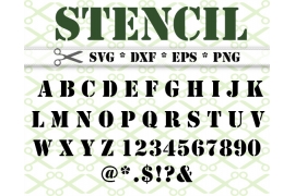 STENCIL SVG FONT