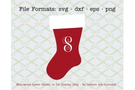 CHRISTMAS STOCKING SVG FILE