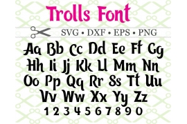 TROLLS SVG FONT