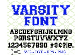 VARSITY SVG FONT