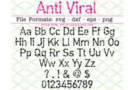 ANTI VIRAL SVG FONT