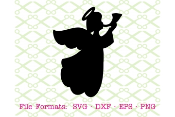 ANGEL SILHOUETTE SVG FILE