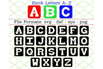 BABY BLOCKS SVG FONT