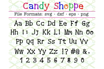 CANDY SHOPPE SVG FONT