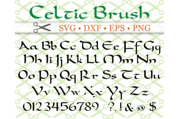 CELTIC BRUSH SCRIPT SVG FONT