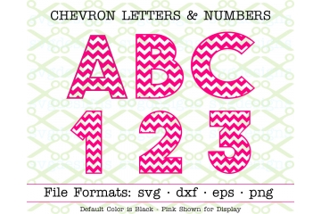 CHEVRON LETTERS SVG FONT