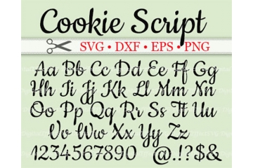 COOKIE SCRIPT SVG FONT