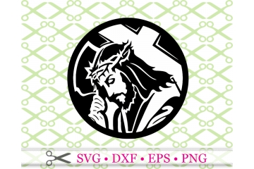 JESUS SVG, Jesus Carrying Cross SVG
