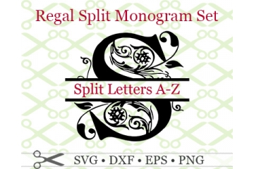 REGAL SPLIT MONOGRAM SET