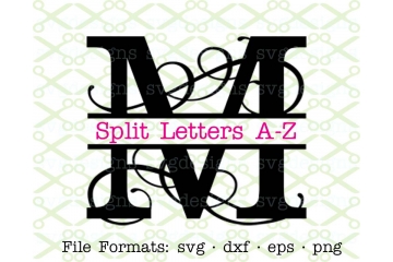 FLOURISH SPLIT MONOGRAM SET