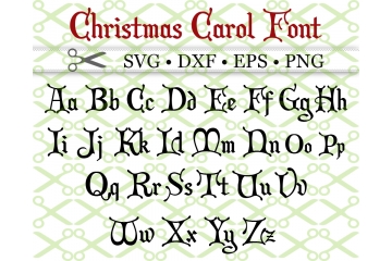 CHRISTMAS CAROL SVG FONT